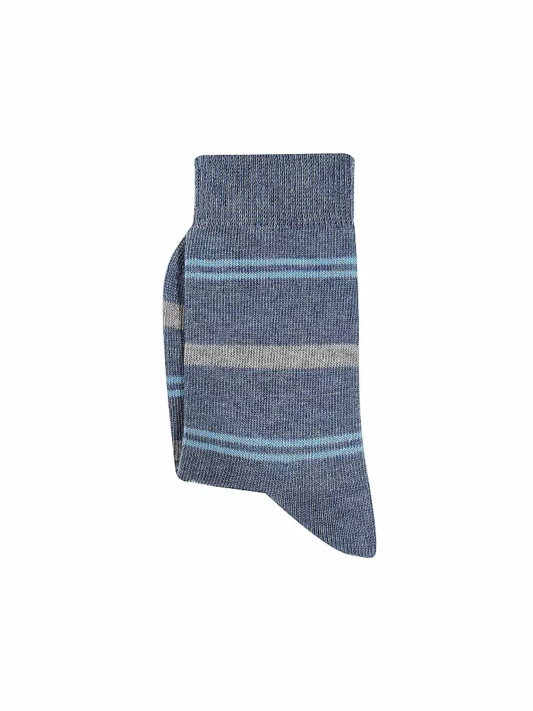 FALKE | Kinder-Socken "Pencil Stripe" 12155 (Light Denim) | blau