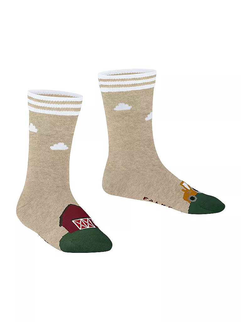 FALKE | KJungen Socken FARM LIFE sand melange | beige