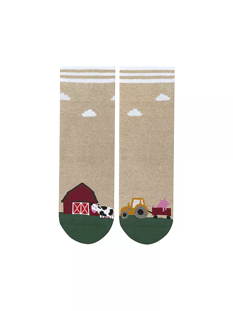 FALKE | KJungen Socken FARM LIFE sand melange | beige