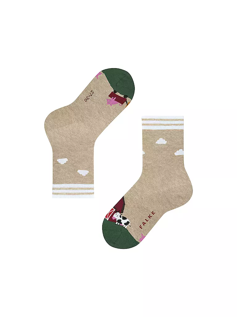 FALKE | KJungen Socken FARM LIFE sand melange | beige