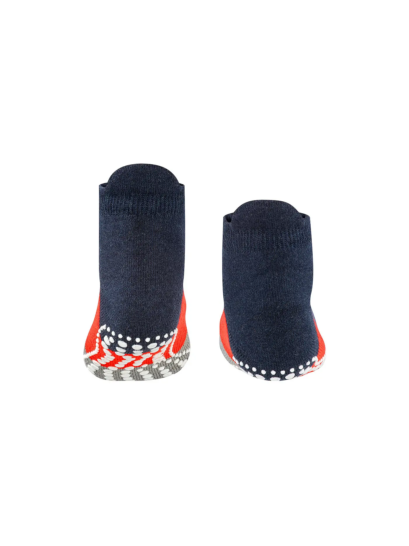 FALKE | Knaben ABS-Socken "Quarter Ringel" navyblue m | grau