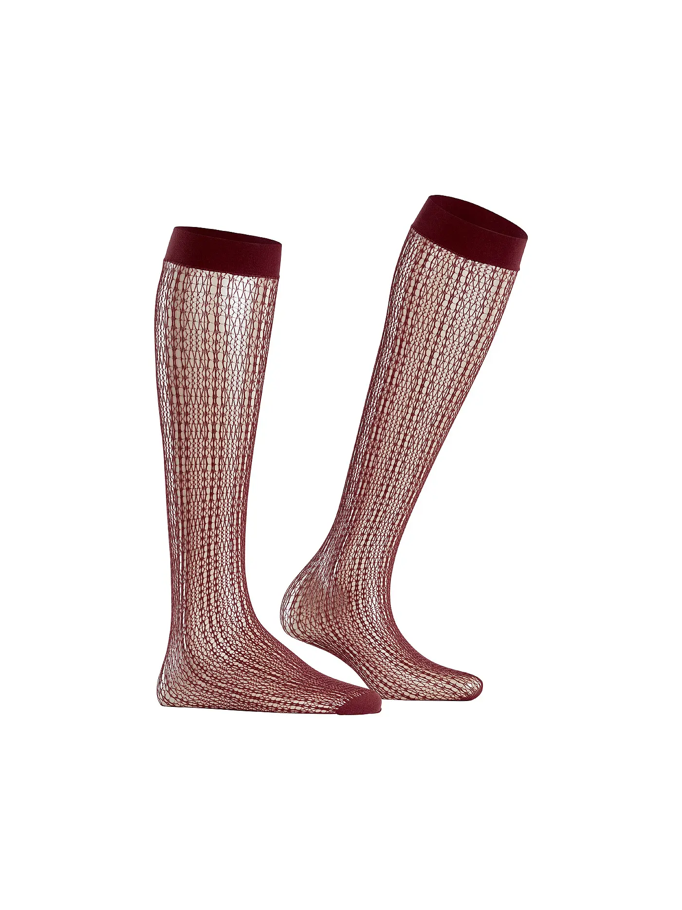 FALKE | Kniestrümpfe CROSSROAD cayenne | dunkelrot