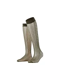 FALKE | Kniestrümpfe CROSSROADS black | Olive