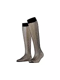 FALKE | Kniestrümpfe CROSSROADS black | Schwarz