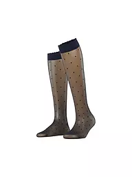 FALKE | Kniestrümpfe DOT 15 Den black | blau