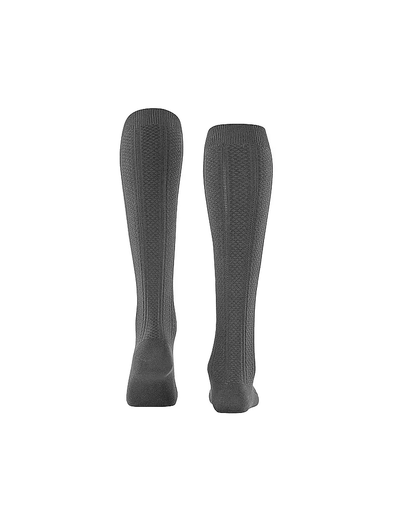 FALKE | Kniestrümpfe NEEDLEPOINT dark rock | olive