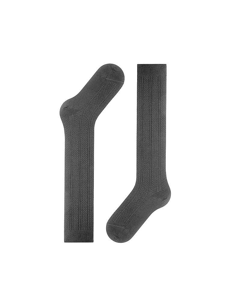 FALKE | Kniestrümpfe NEEDLEPOINT dark rock | olive