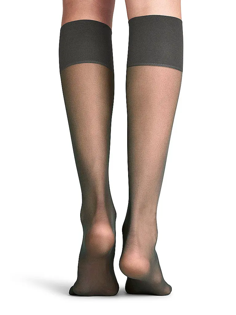 FALKE | Kniestrümpfe PURE MATT 20 Den iron | 