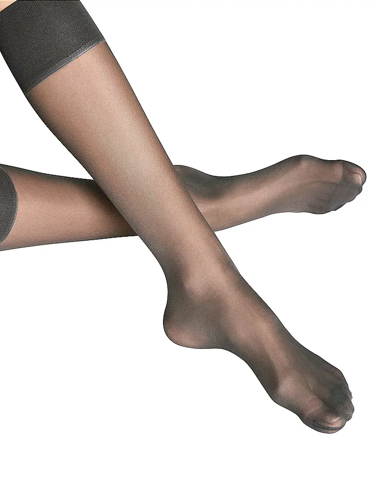 FALKE | Kniestrümpfe PURE MATT 20 Den iron | 