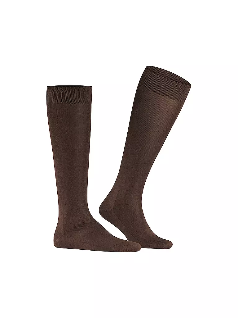 FALKE | Kniestrümpfe TIAGO brown | dunkelblau