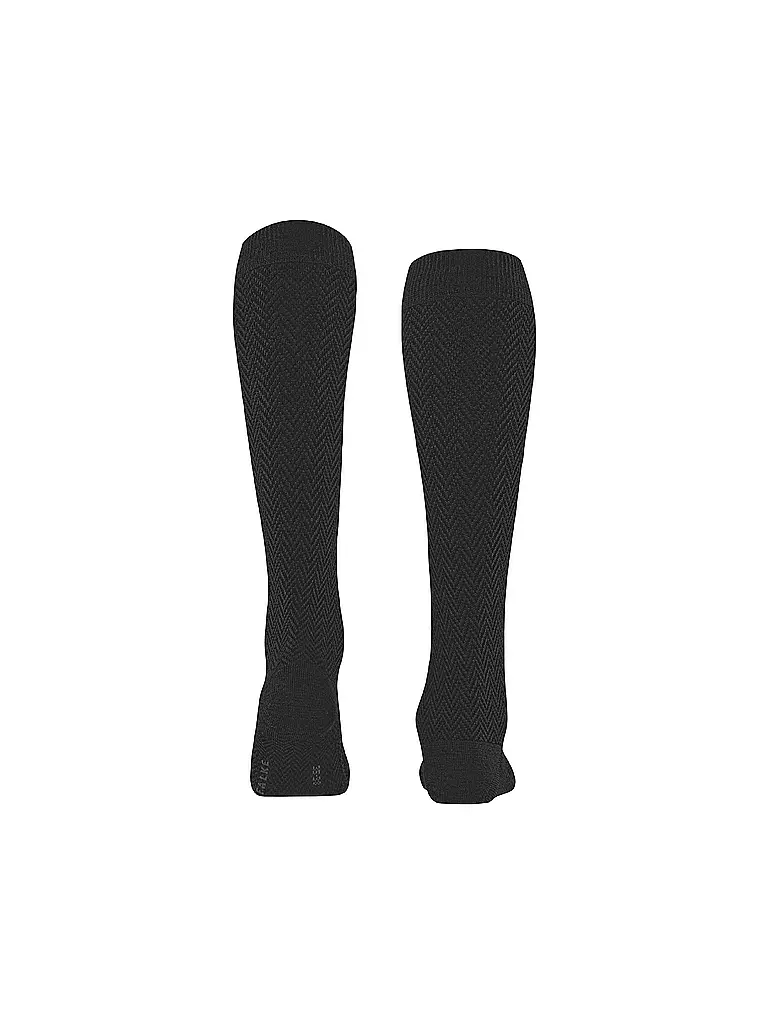 FALKE | Kniestrümpfe | schwarz