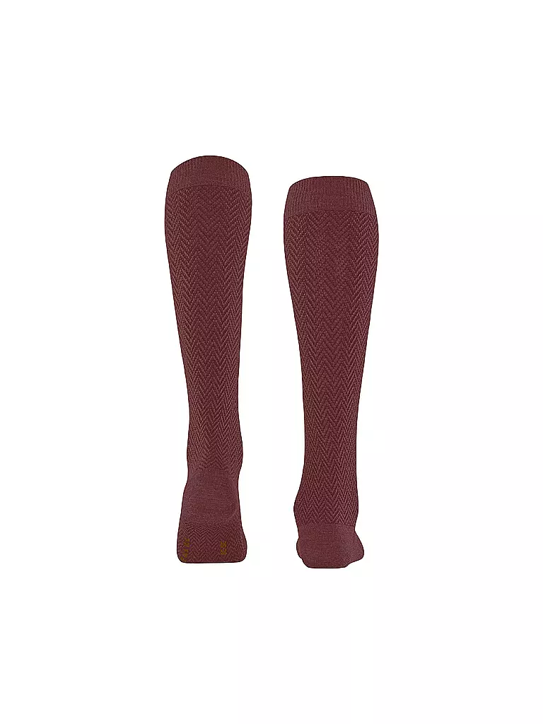 FALKE | Kniestrümpfe | dunkelrot