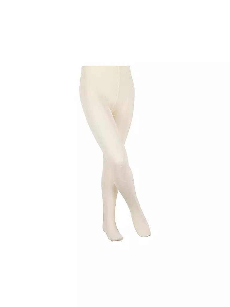 FALKE | Mädchen Feinstrumpfhose ROMANTIC DOT offwhite | creme