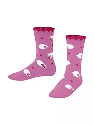 FALKE | Mädchen Socken CUTE SHEEP space blue | rosa