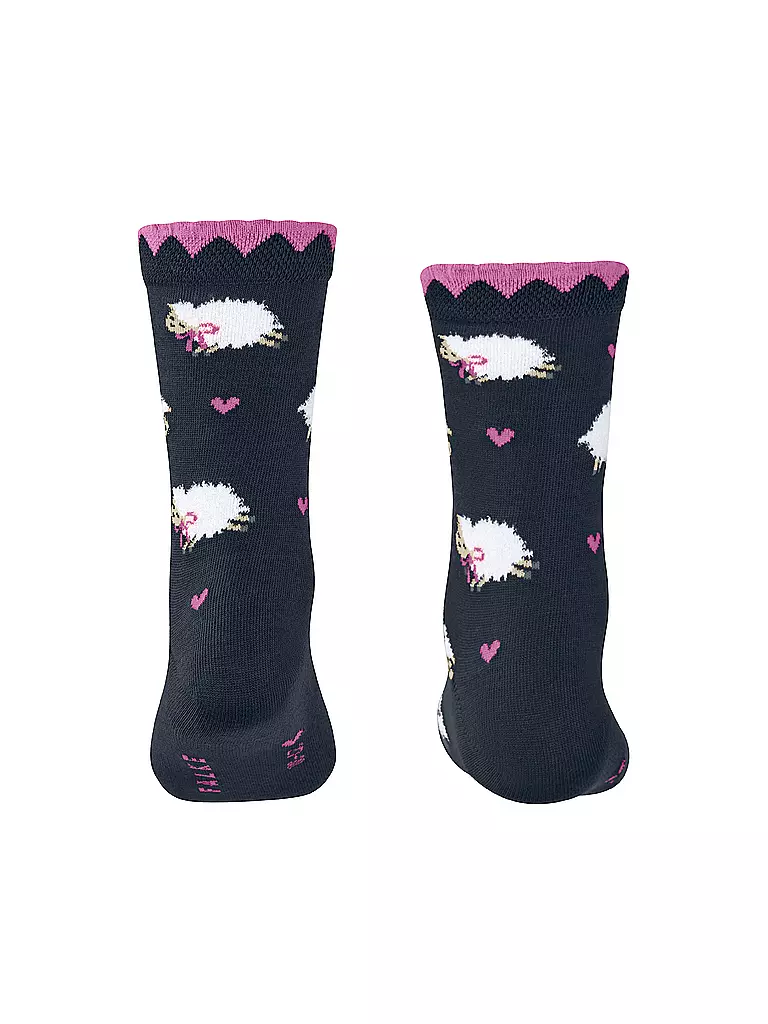 FALKE | Mädchen Socken CUTE SHEEP space blue | dunkelblau
