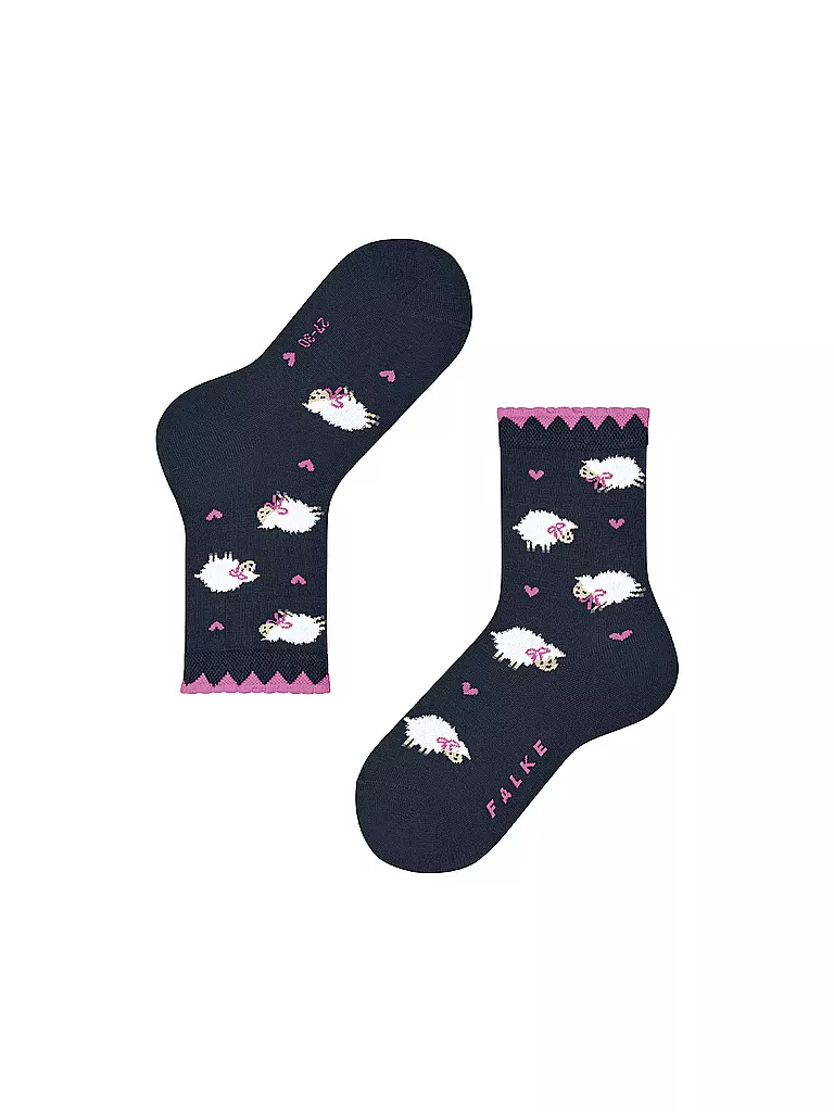 FALKE | Mädchen Socken CUTE SHEEP space blue | dunkelblau
