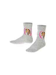 FALKE | Mädchen Socken space blue | hellgrau