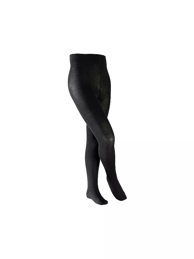 FALKE | Mädchen Strumpfhose Cotton Touch Schwarz | schwarz