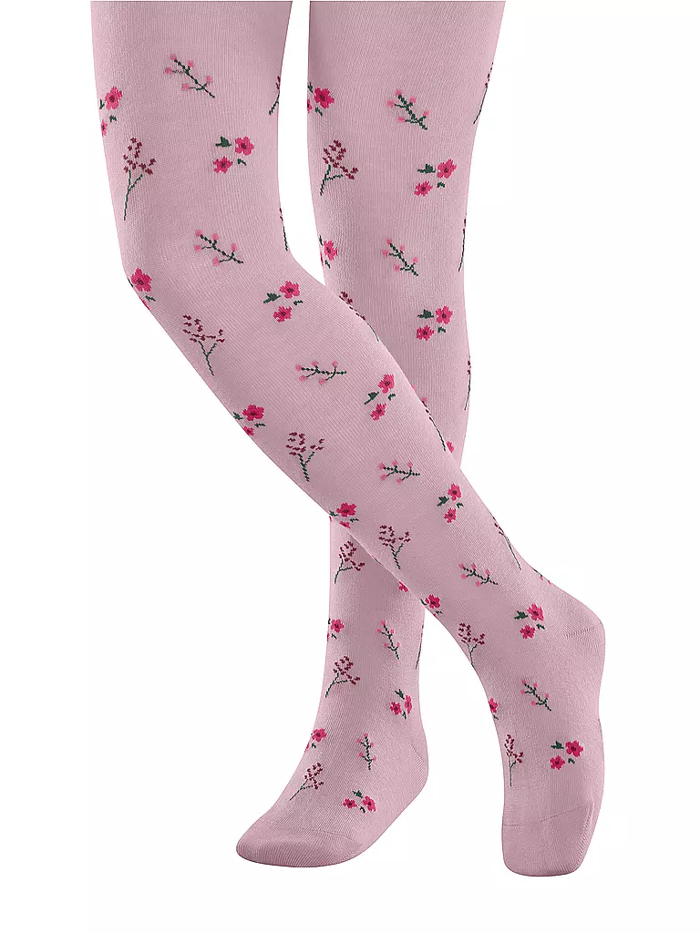 FALKE | Mädchen Strumpfhose LITTLE FLOWERS thulit | rosa
