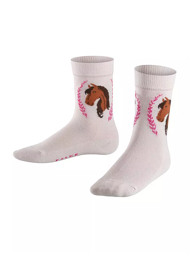 FALKE | Mädchen-Socken "Horse" (Powder Rose) | rosa