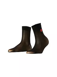 FALKE | Söckchen PASSIONATE 20 DEN black  | schwarz