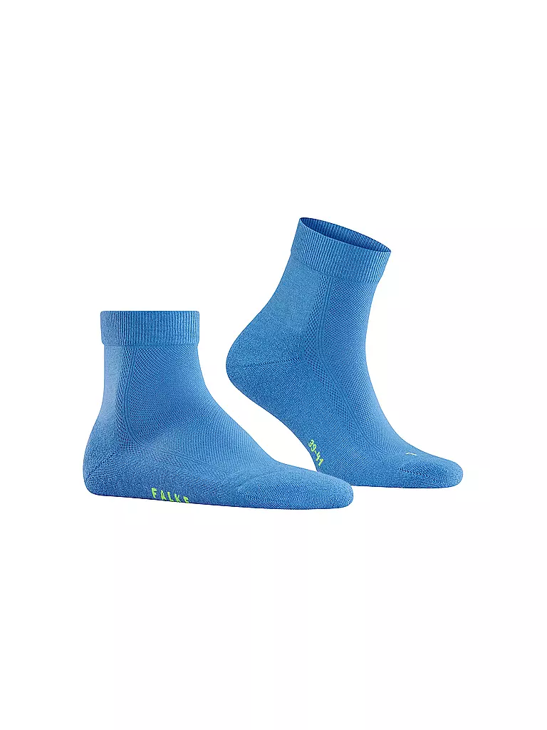 FALKE | Sneaker Socken COOL KICK blue / grey | hellgrau