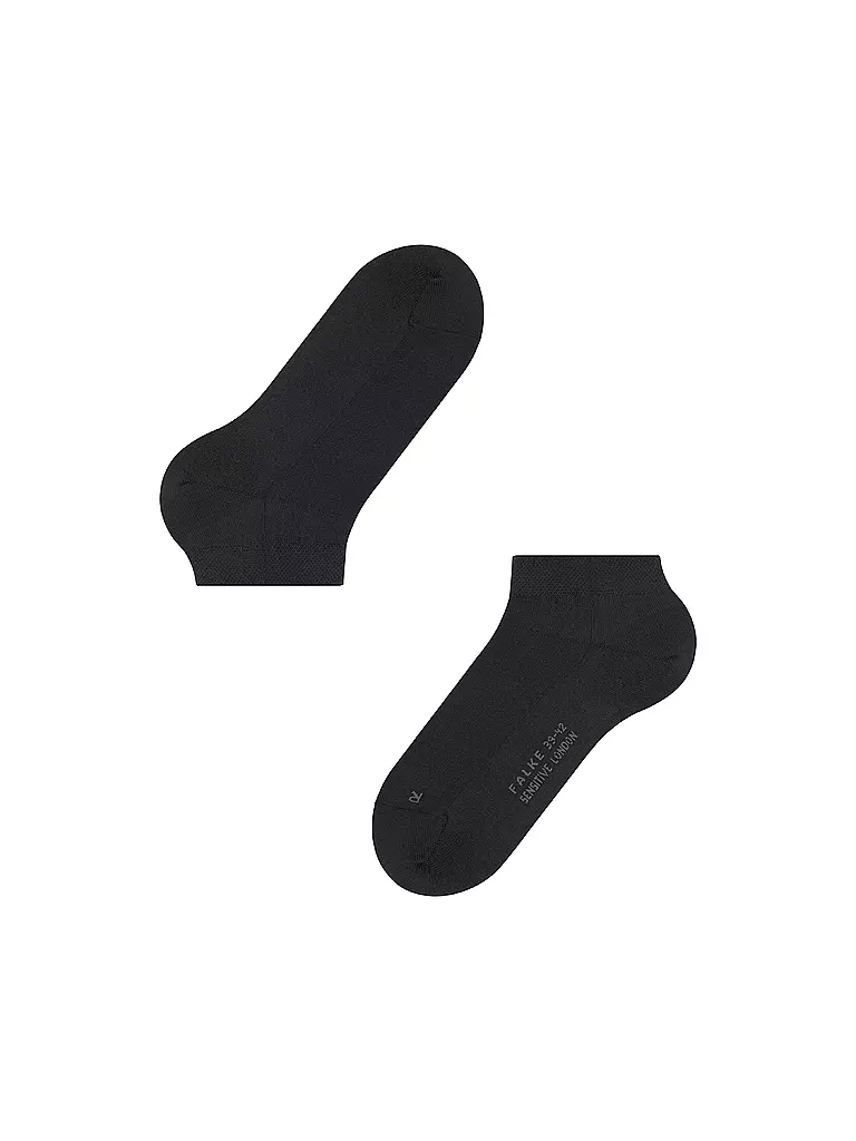 FALKE | Sneaker Socken SENSITIVE LONDON black | schwarz