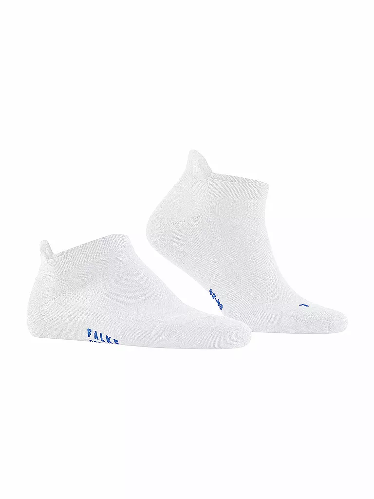 FALKE | Sneakersocken COOL KICK white | hellgrau