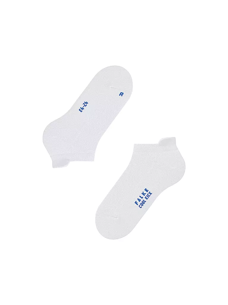 FALKE | Sneakersocken COOL KICK white | hellgrau