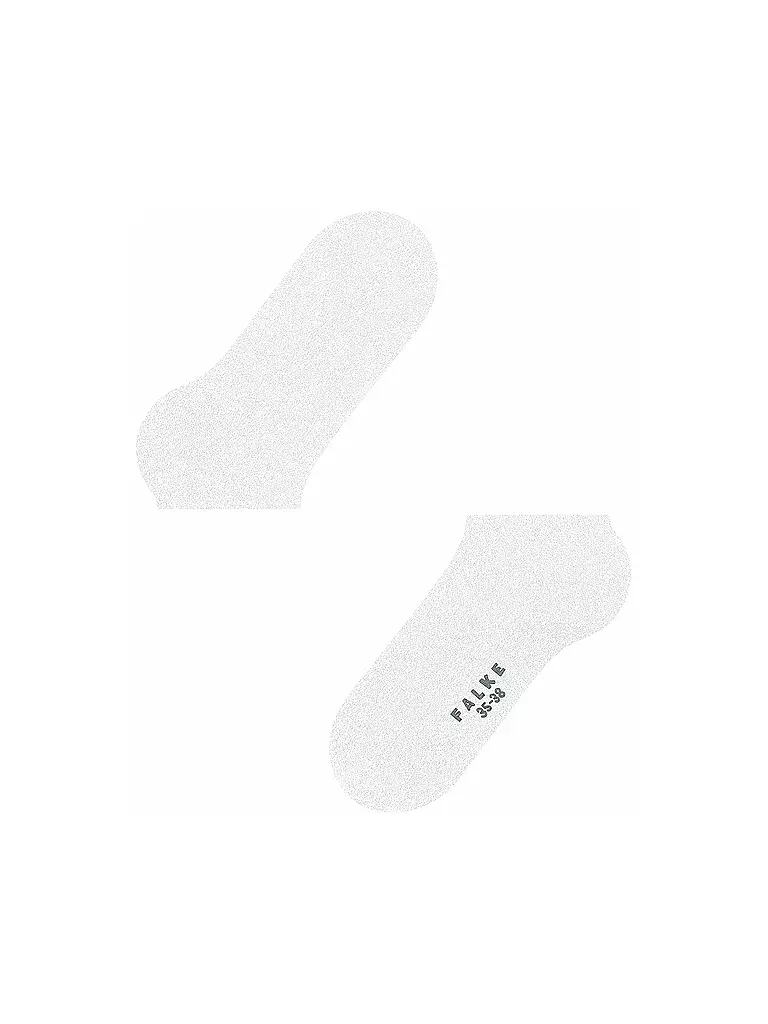 FALKE | Sneakersocken Shiny white | rosa