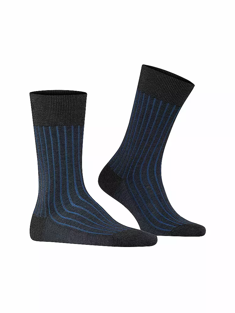 FALKE | Socken "Shadow" (anthrazit/blau) | grau