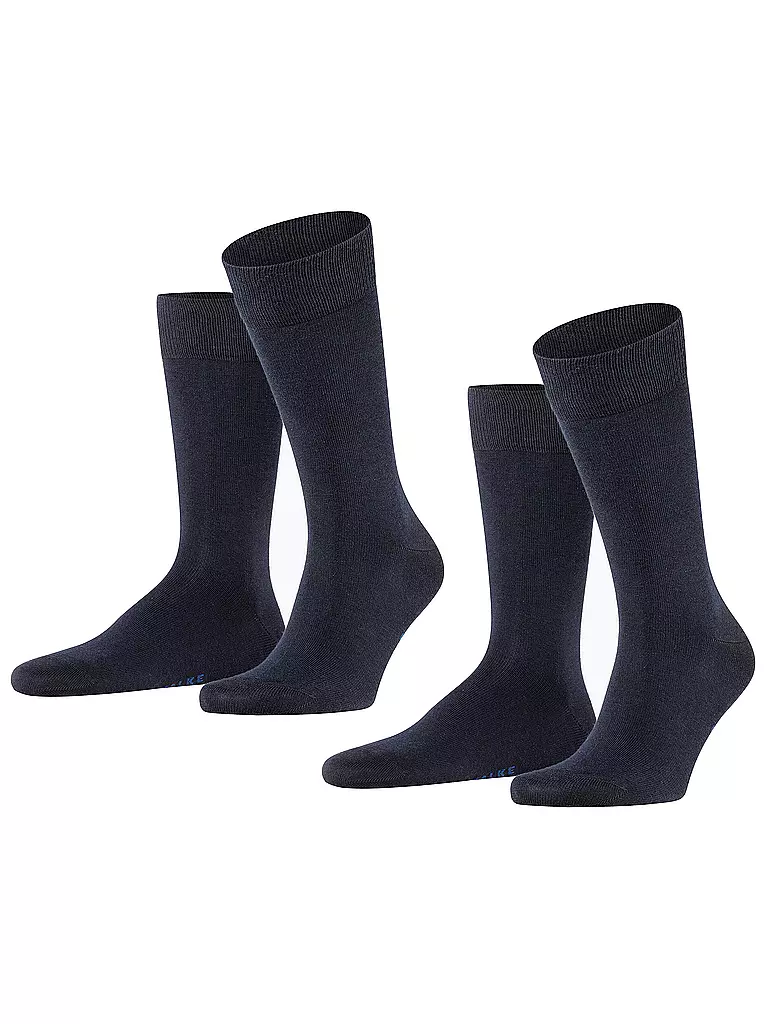 FALKE | Socken 2-er Pkg "Happy" (dark navy) | blau