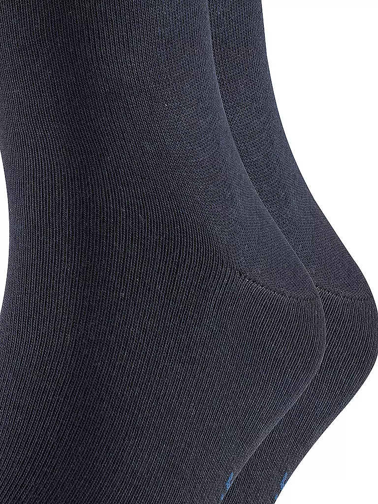 FALKE | Socken 2-er Pkg "Happy" (dark navy) | blau