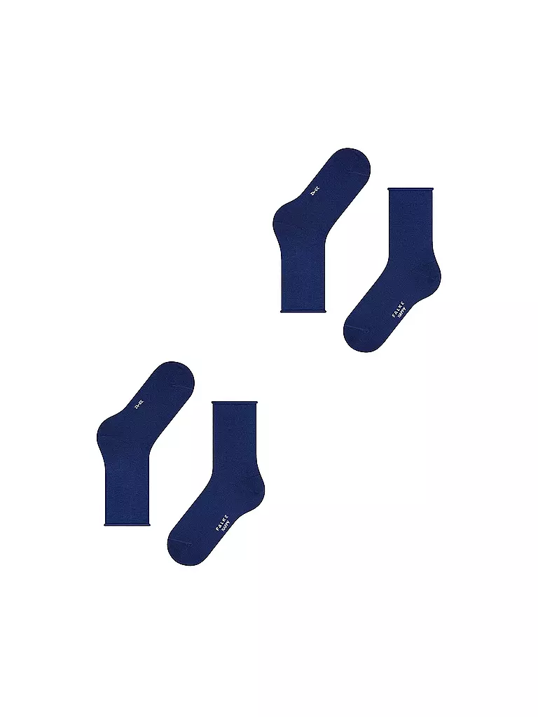 FALKE | Socken 2-er Pkg. HAPPY royal blue | blau
