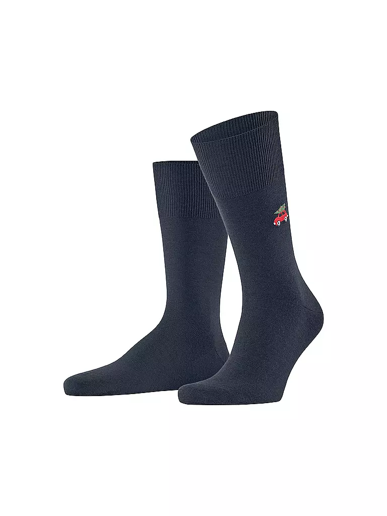 FALKE | Socken AIRPORT X-MAS CAR space blue | dunkelblau