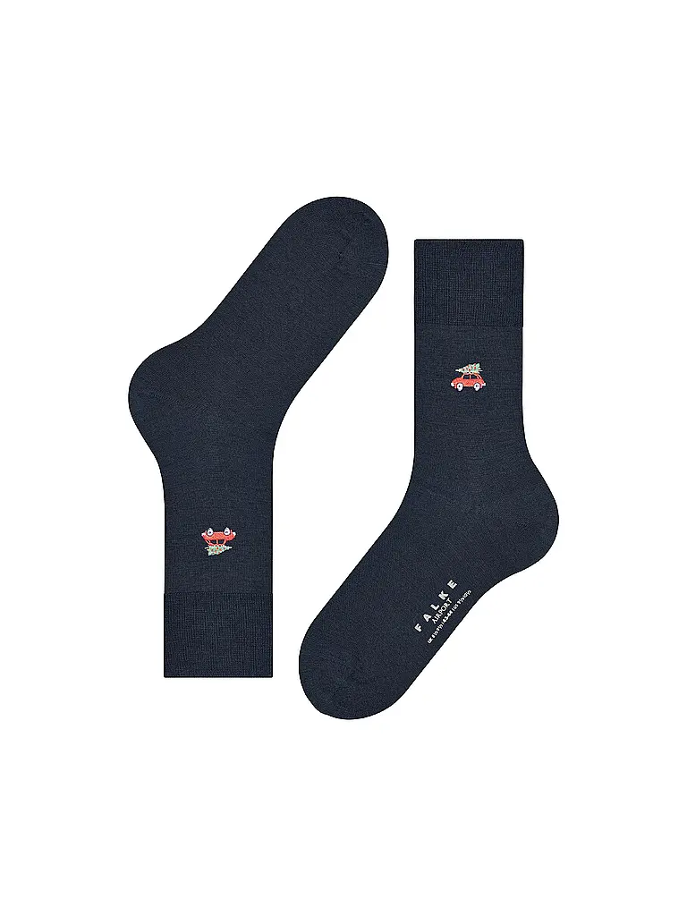 FALKE | Socken AIRPORT X-MAS CAR space blue | 