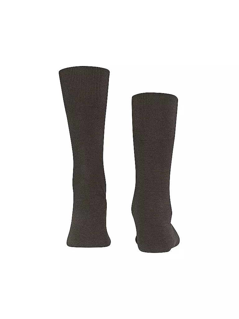 FALKE | Socken brown mel. | olive