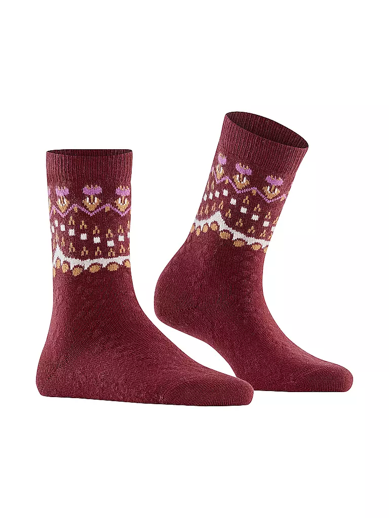 FALKE | Socken cayenne | dunkelrot