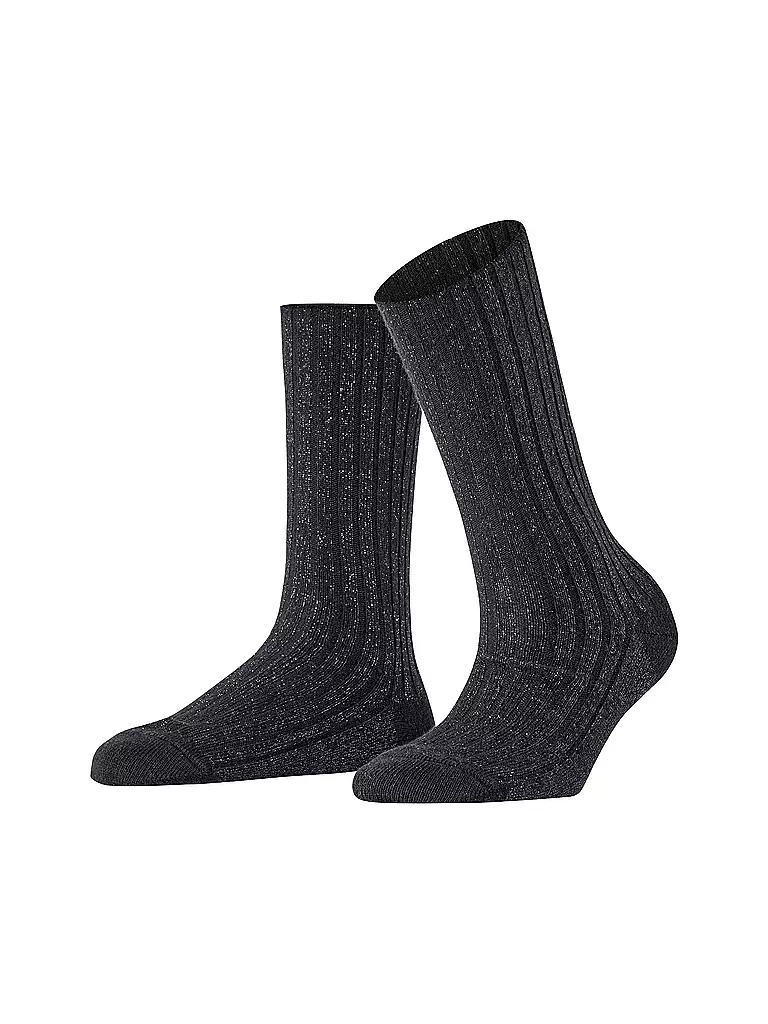 FALKE | Socken COSY WOOL black | Schwarz