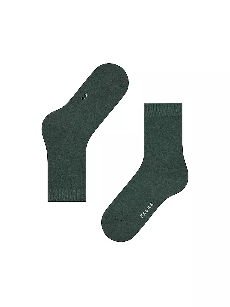 FALKE | Socken Cotton Touch Hunter Green | grün