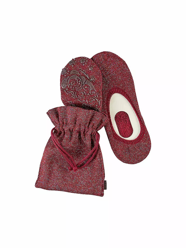 FALKE | Socken Damen ABS-Söckchen "X-Mas Cosy" 46297 (Burgund) | 