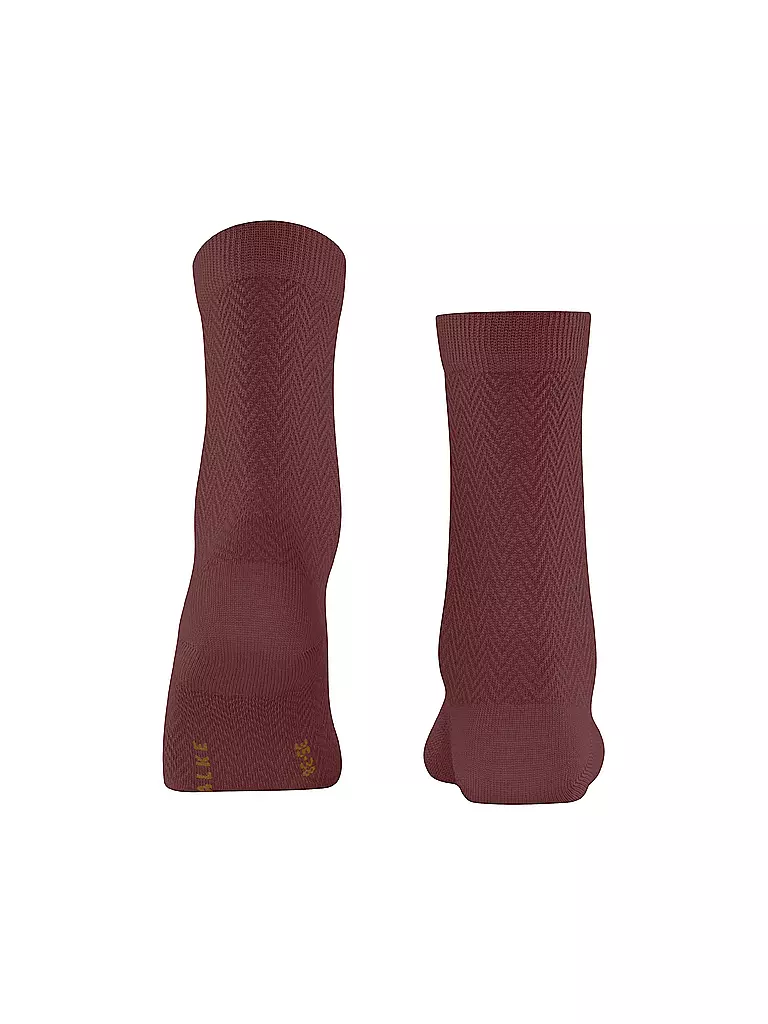 FALKE | Socken FABLE ESTATE cayenne | dunkelrot