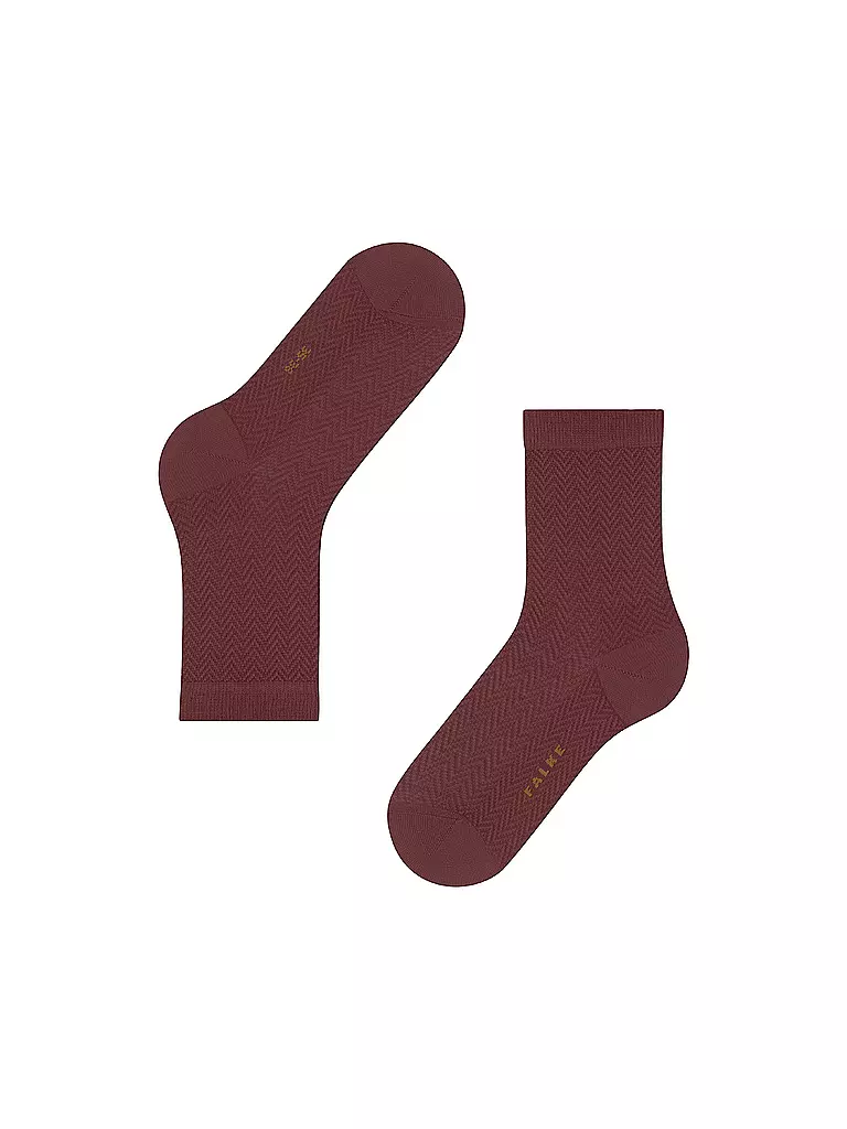 FALKE | Socken FABLE ESTATE cayenne | dunkelrot