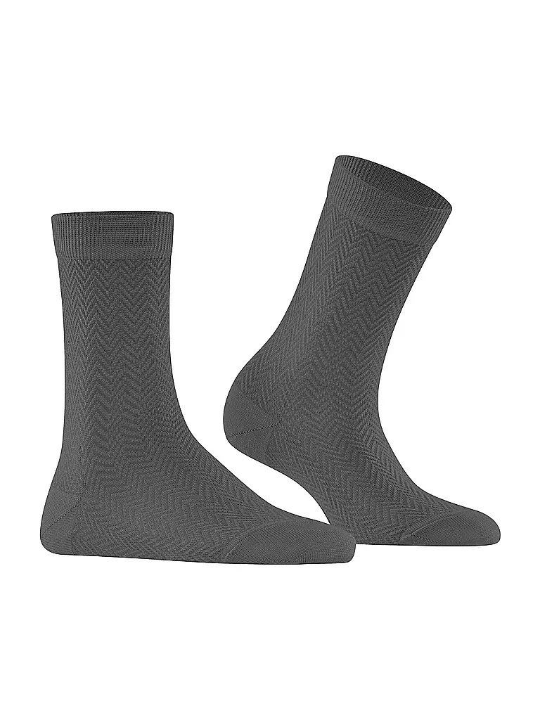 FALKE | Socken FABLE ESTATE flanell | grau
