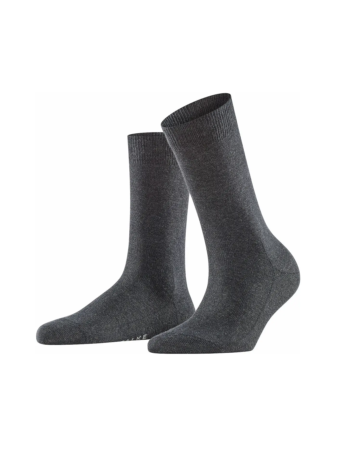 FALKE | Socken Family anthra.mel | grau
