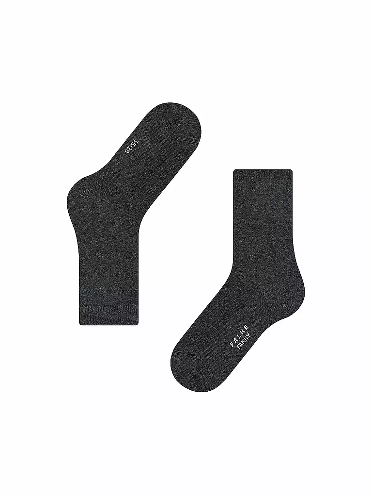 FALKE | Socken Family anthra.mel | grau