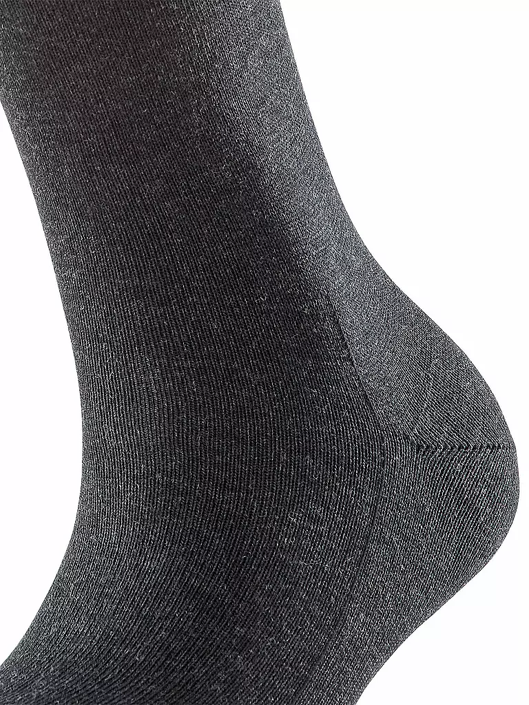 FALKE | Socken Family anthra.mel | grau