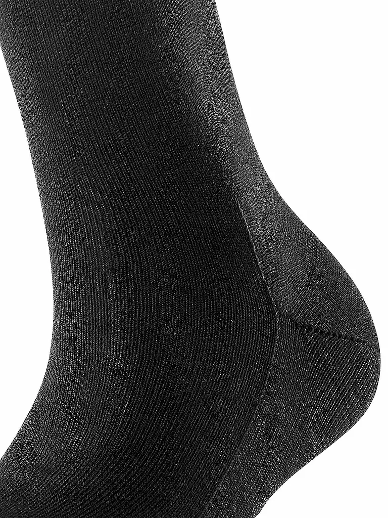 FALKE | Socken Family black | rot