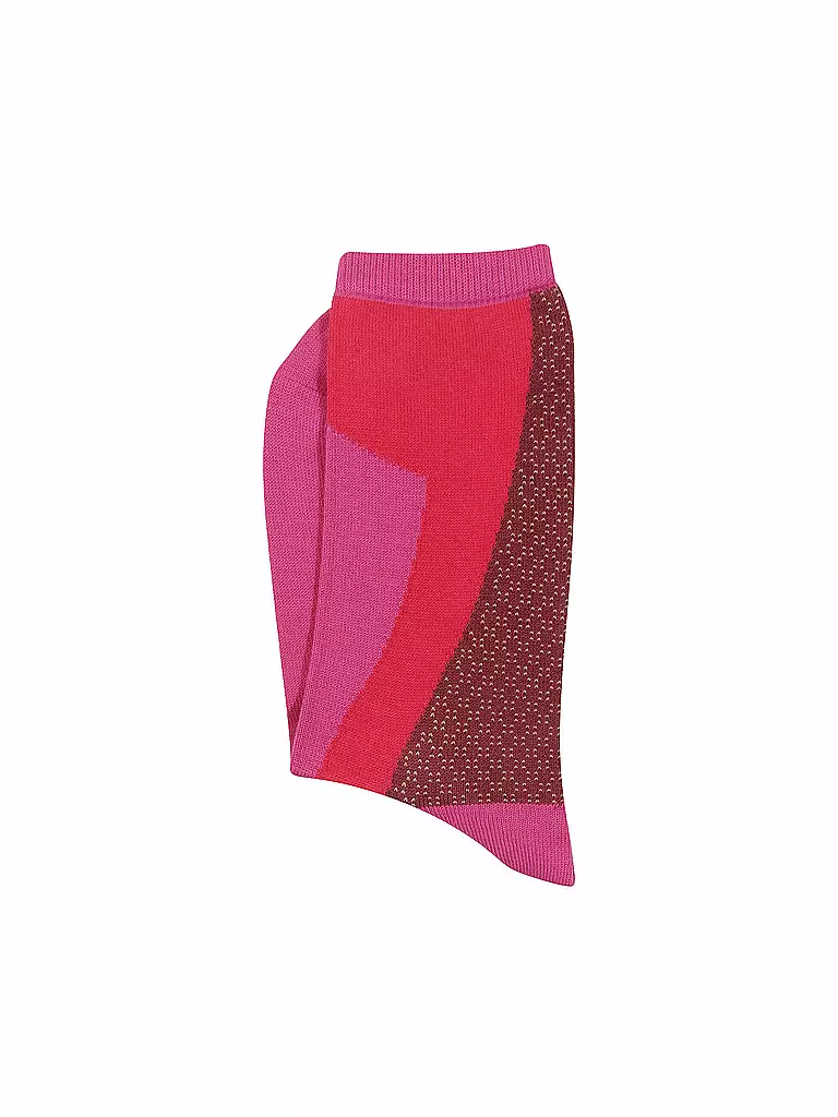 FALKE | Socken Grafic Jam Hot Coral | pink
