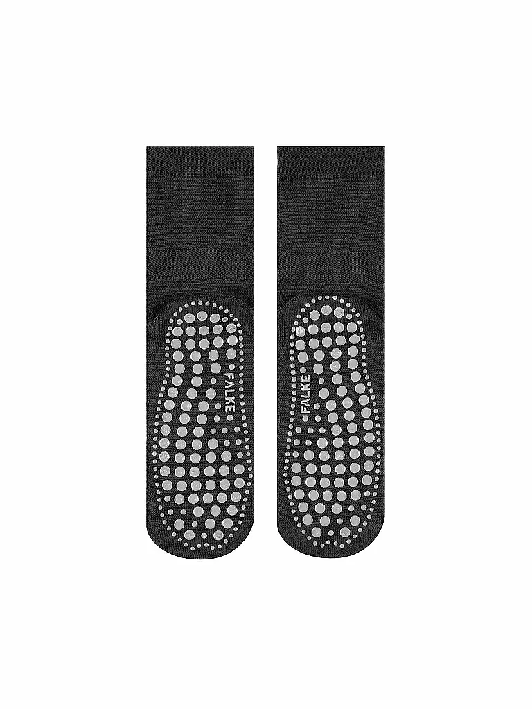 FALKE | Socken HOMEPADS anthracite melange | schwarz